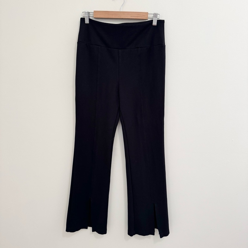 Lou & Grey Black Split Hem Pants